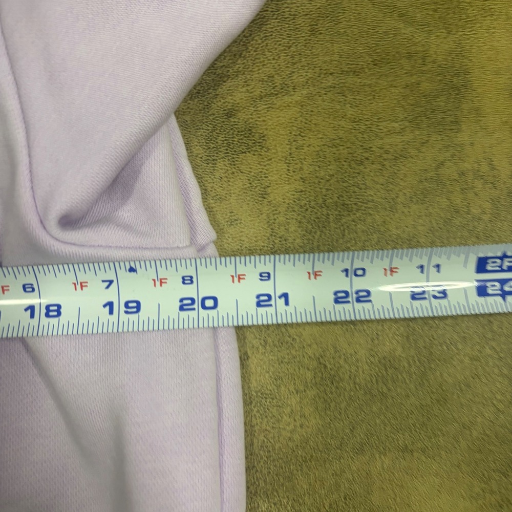 Nike Hoodie Womens Medium Purple Sportswear Club Fleece Pullover *FLAW* - Picture 7 of 9